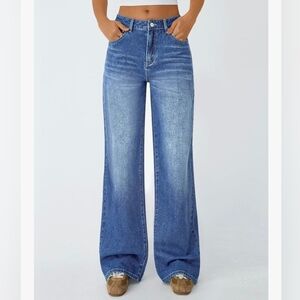 Stylish Blue Flare Jeans